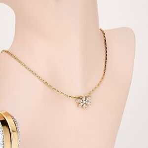 ⚜️ Elegant 18K Gold Plated Necklace with Zirconia ❄️ | Dainty Sparkling Chain